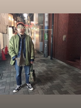 Naomiyo_____さん（メンズ・169cm）の冬コーディネート