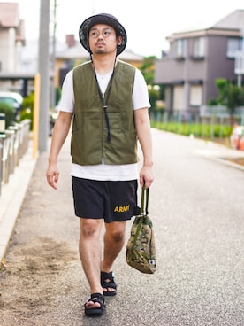 Naomiyo_____さん(メンズ・169cm)の夏コーディネート