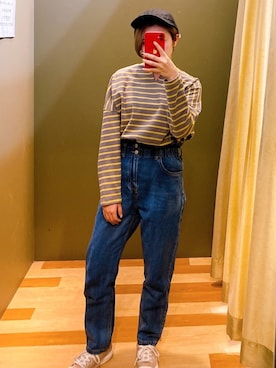 「Sugar spoon（シュガースプーン）のアイテム」を使った、shigeさん（レディース・155cm）の秋コーディネート