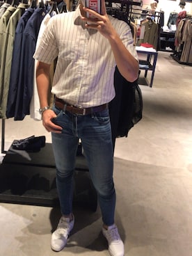 陸斗さん（メンズ・184cm）の秋コーディネート