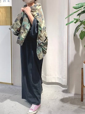 「SHENERY（シーナリー）のアイテム（ブルゾン）」を使った、MURATA_157cmさん（レディース・157cm）の春コーディネート