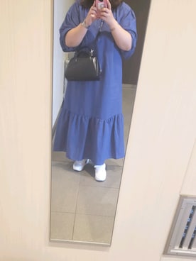 「A part by（アパートバイ）のアイテム（シャツワンピース）」を使った、＼(^-^)／さん（レディース・151cm）の秋コーディネート