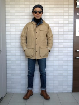 「Boss Orange（ボスオレンジ）のアイテム」を使った、Paulさん（メンズ・171cm）の冬コーディネート