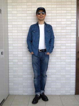 「アイテム（キャップ）」を使った、Paulさん（メンズ・171cm・50代）の春コーディネート