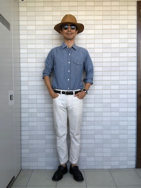 「アイテム（帽子）」を使った、Paulさん（メンズ・171cm・50代）の秋コーディネート