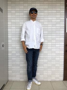 「アイテム（帽子）」を使った、Paulさん（メンズ・171cm・50代）の秋コーディネート