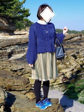 うーしーさん（レディース・156cm）の冬コーディネート