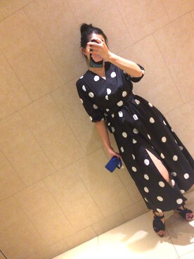 「ROXY（ロキシー）のアイテム（ワンピース/ドレス）」を使った、Gigi77さん（レディース・160cm）の秋コーディネート