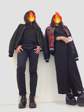 「RETRO GIRL（レトロガール）のアイテム（ダウンジャケット/コート）」を使った、AIRIN꒰⑅•ᴗ•⑅꒱さん（レディース・155cm）の冬コーディネート