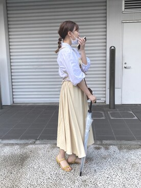 「アイテム（ワンピース/ドレス）」を使った、seina☁️さん（レディース・158cm・10代）の夏コーディネート