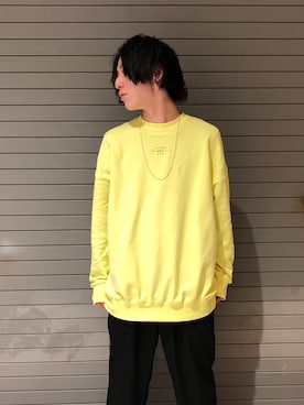 「GOSTAR DE FUGA（ゴスタール ジフーガ）のアイテム（スラックス）」を使った、りょーじさん（メンズ・165cm）の春コーディネート