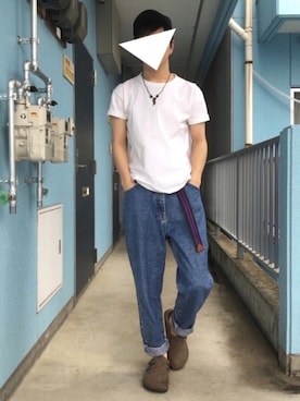 「surt（サート）のアイテム（帽子）」を使った、Pitaさん（メンズ・169cm）の夏コーディネート