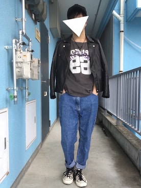 「surt（サート）のアイテム（帽子）」を使った、Pitaさん（メンズ・169cm）の夏コーディネート