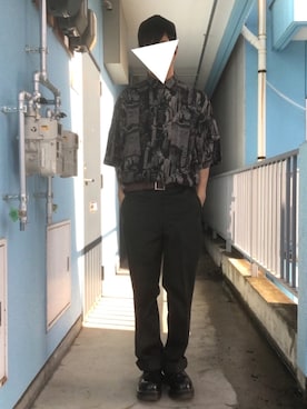 「surt（サート）のアイテム（帽子）」を使った、Pitaさん（メンズ・169cm）の夏コーディネート