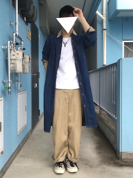 「surt（サート）のアイテム（帽子）」を使った、Pitaさん（メンズ・169cm）の夏コーディネート