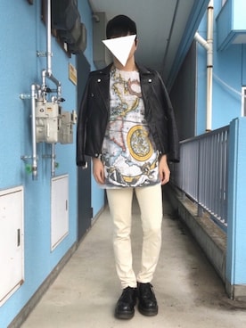 「surt（サート）のアイテム（帽子）」を使った、Pitaさん（メンズ・169cm）の夏コーディネート