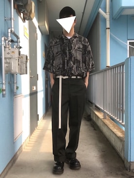 「surt（サート）のアイテム（帽子）」を使った、Pitaさん（メンズ・169cm）の夏コーディネート