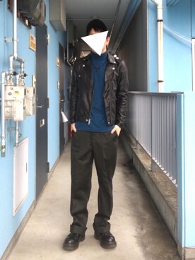 「surt（サート）のアイテム（帽子）」を使った、Pitaさん（メンズ・169cm）の秋コーディネート