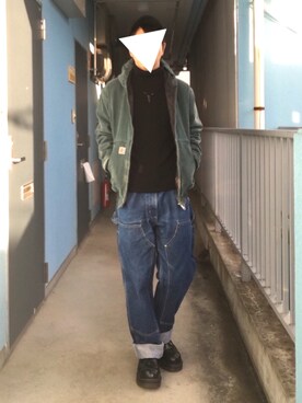 「surt（サート）のアイテム（帽子）」を使った、Pitaさん（メンズ・169cm）の秋コーディネート