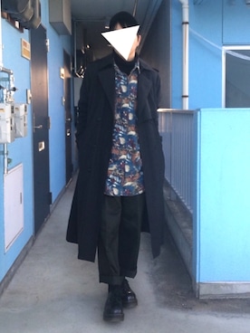 「surt（サート）のアイテム（帽子）」を使った、Pitaさん（メンズ・169cm）の冬コーディネート