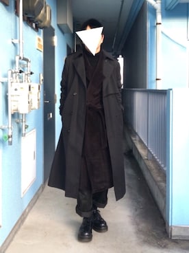 「surt（サート）のアイテム（帽子）」を使った、Pitaさん（メンズ・169cm）の冬コーディネート
