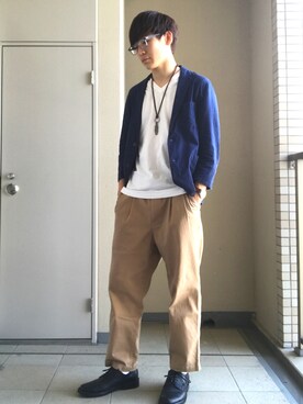 「Right-on（ライトオン）のアイテム（テーラードジャケット）」を使った、KAITOさん（メンズ・177cm）の春コーディネート