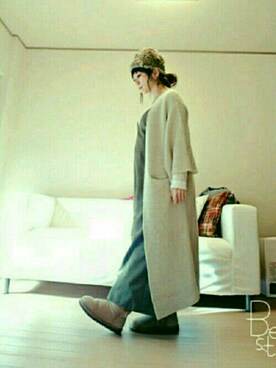 「UGG」｜「アイテム（サロペット/オーバーオール）」を使った、あんちゃん(*´∀`)♪さん（レディース・155cm）の秋コーディネート