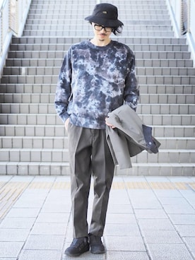 ナカゴミさん（メンズ・184cm）の冬コーディネート