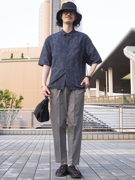 ナカゴミさん(メンズ・184cm)の春コーディネート