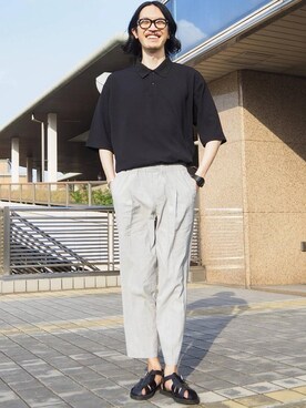 ナカゴミさん（メンズ・184cm）の春コーディネート