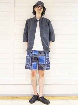 ナカゴミさん(メンズ・184cm)の春コーディネート