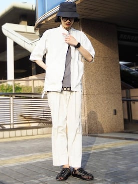 ナカゴミさん（メンズ・184cm）の春コーディネート