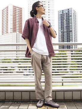 ナカゴミさん（メンズ・184cm）の春コーディネート