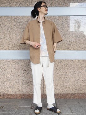 ナカゴミさん（メンズ・184cm）の夏コーディネート