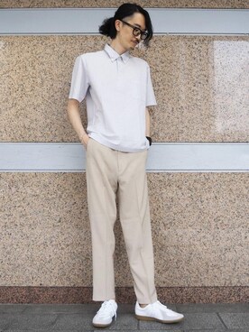 「ベーシック/トラッド」｜ナカゴミさん（メンズ・184cm）の夏コーディネート