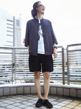 ナカゴミさん(メンズ・184cm)の夏コーディネート