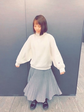 「青文字系」｜minnさん（レディース・154cm）の秋コーディネート