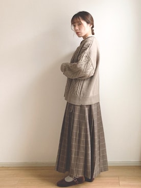 minnさん（レディース・154cm）の冬コーディネート