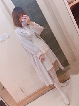「LA BELLE ETUDE（ラベルエチュード）のアイテム（その他アウター）」を使った、shikiwwwさん（レディース・163cm）の春コーディネート