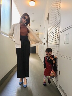 Mariko さん（レディース・161cm）の秋コーディネート