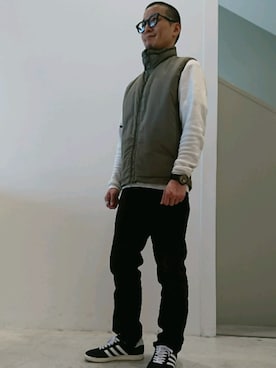 「GAZZELE」｜D.nakamuraさん（メンズ・170cm）の冬コーディネート