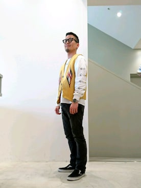 「ORTEGA（オルテガ）のアイテム」を使った、D.nakamuraさん（メンズ・170cm）の春コーディネート