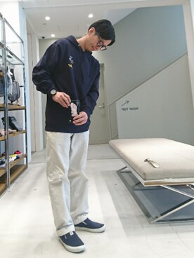 「POWELL PERALTA（パウエルペラルタ）のアイテム」を使った、D.nakamuraさん（メンズ・170cm）の冬コーディネート