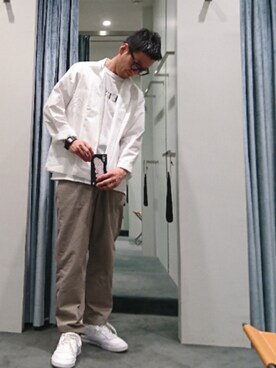 「AURALEE」｜D.nakamuraさん（メンズ・170cm）の春コーディネート