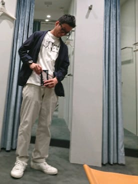 「TEATORA（テアトラ）のアイテム（ジャケット/アウター）」を使った、D.nakamuraさん（メンズ・170cm）の春コーディネート