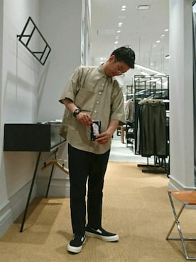 「AURALEE」｜D.nakamuraさん（メンズ・170cm）の春コーディネート