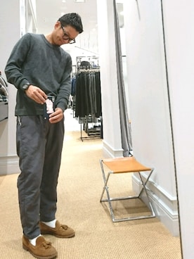 「Folk(フォーク)のアイテム」を使った、D.nakamuraさん(メンズ・170cm)の秋コーディネート