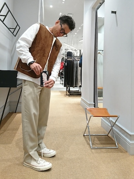 「chacktaylor」｜D.nakamuraさん（メンズ・170cm）の冬コーディネート
