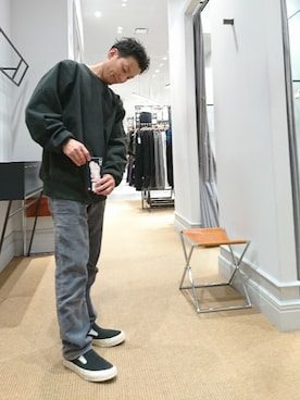 D.nakamuraさん(メンズ・170cm)の冬コーディネート