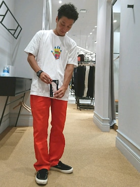 「POWERS（パワーズ）のアイテム」を使った、D.nakamuraさん（メンズ・170cm）の夏コーディネート